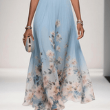 Floral Print Wedding Guest Dress Midi