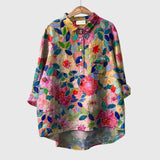 Floral Print Blouse Lightweight Everyday Top