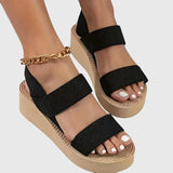 Orthopaedic Sandals Platform Ankle Strap Cushioned Sole
