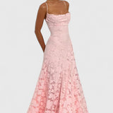 Cowl Neck Maxi Dress Flowy Evening Dress