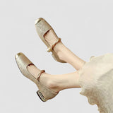 Orthopaedic Mary Jane Shoes Cushioned Sole