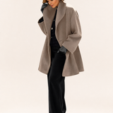Trinity | Women's Oversized Windproof Coat - Khaki