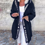 Constance | Women's Hooded Oversized Relaxed Fit Parka - Black