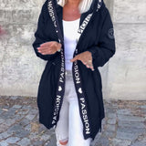 Constance | Women's Hooded Oversized Relaxed Fit Parka - Black