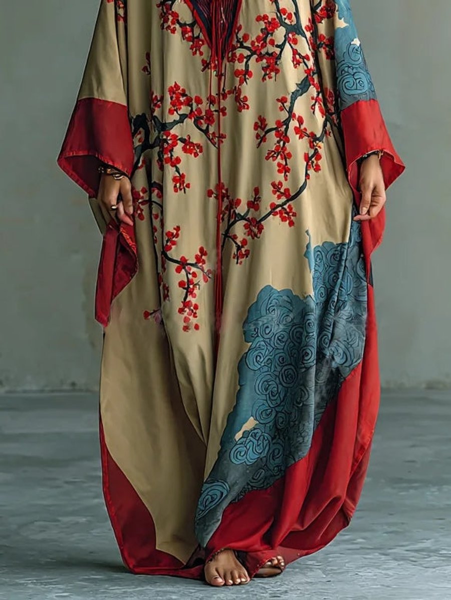 Samantha | Women's Long Sleeve Floral Maxi Dress