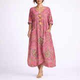 Cordelia | Women's V Neck Maxi Wedding Guest Dress - Red Carpet