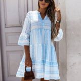 Margaret | Women's Oversized Floral Tiered Tunic Dress