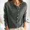 Talia | Women's Oversized Asymmetric Cardigan - Grey