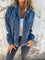 Blanche | Women's Quilted Hooded Oversized Puffer Jacket - Blue