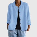 Anna | Women's Long Sleeve Oversized Button Front Coat