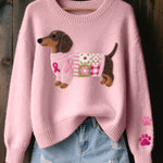 Bertha | Women's Oversized Relaxed Fit Patchwork Jumper