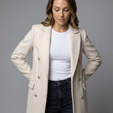 Agatha | Women's Double Breasted Longline Overcoat
