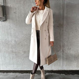 Agatha | Women's Double Breasted Longline Overcoat