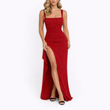 Aurora | Women's Ruched Thigh Split Wedding Guest Dress