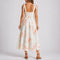 Victoria | Women's Ruched Floral Midi Wedding Guest Dress - Floral