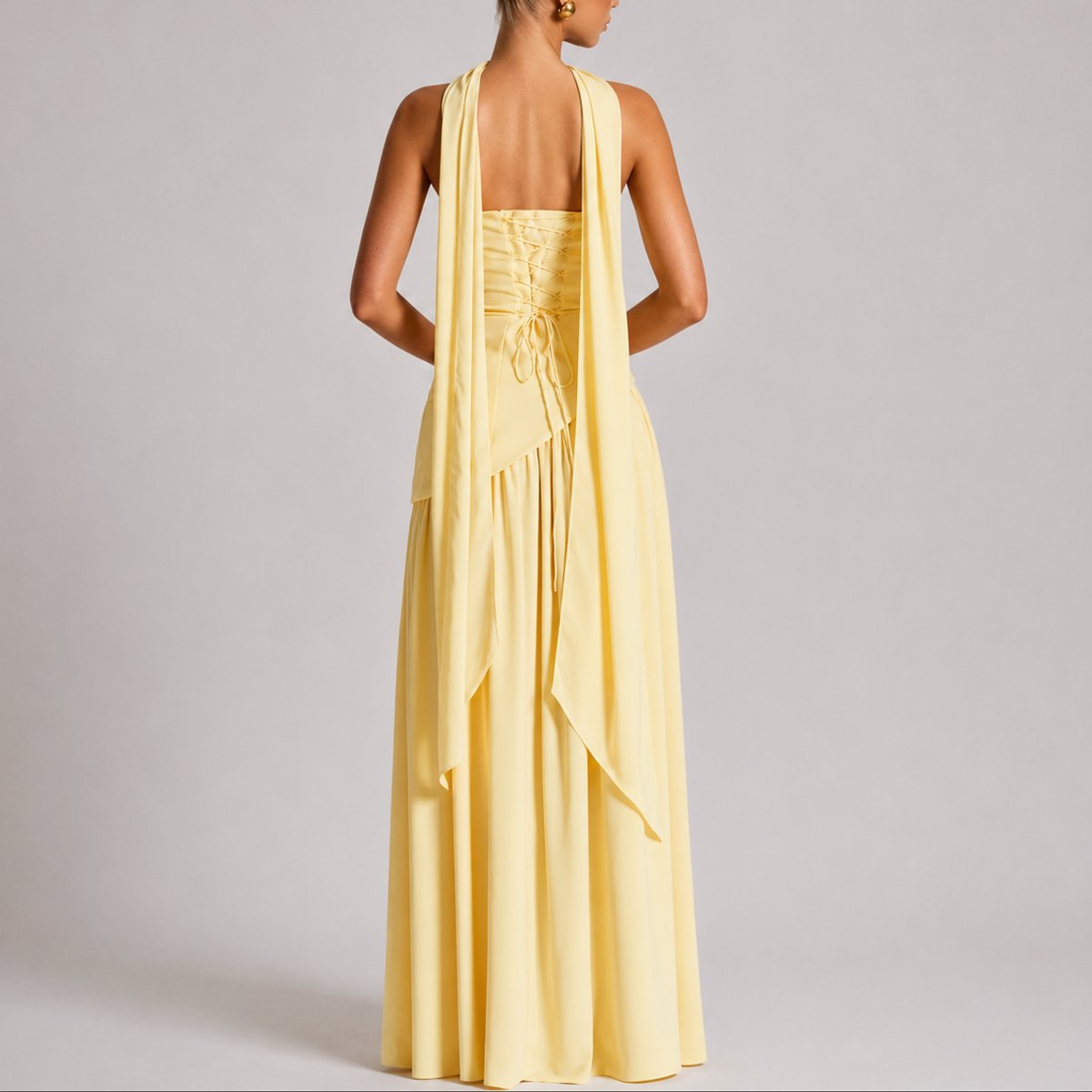 Catherine | Women's T Bar Maxi Wedding Guest Dress