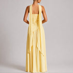 Catherine | Women's T Bar Maxi Wedding Guest Dress