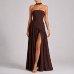 Catherine | Women's T Bar Maxi Wedding Guest Dress