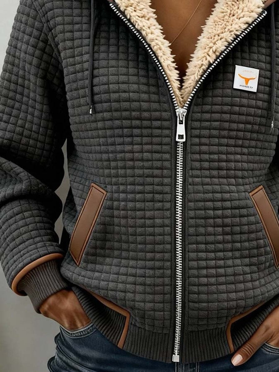 Helena | Women's Fleece Lined Quilted Hooded Puffer Jacket