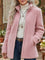 Wendy | Women's Stand Collar Coat - Pink