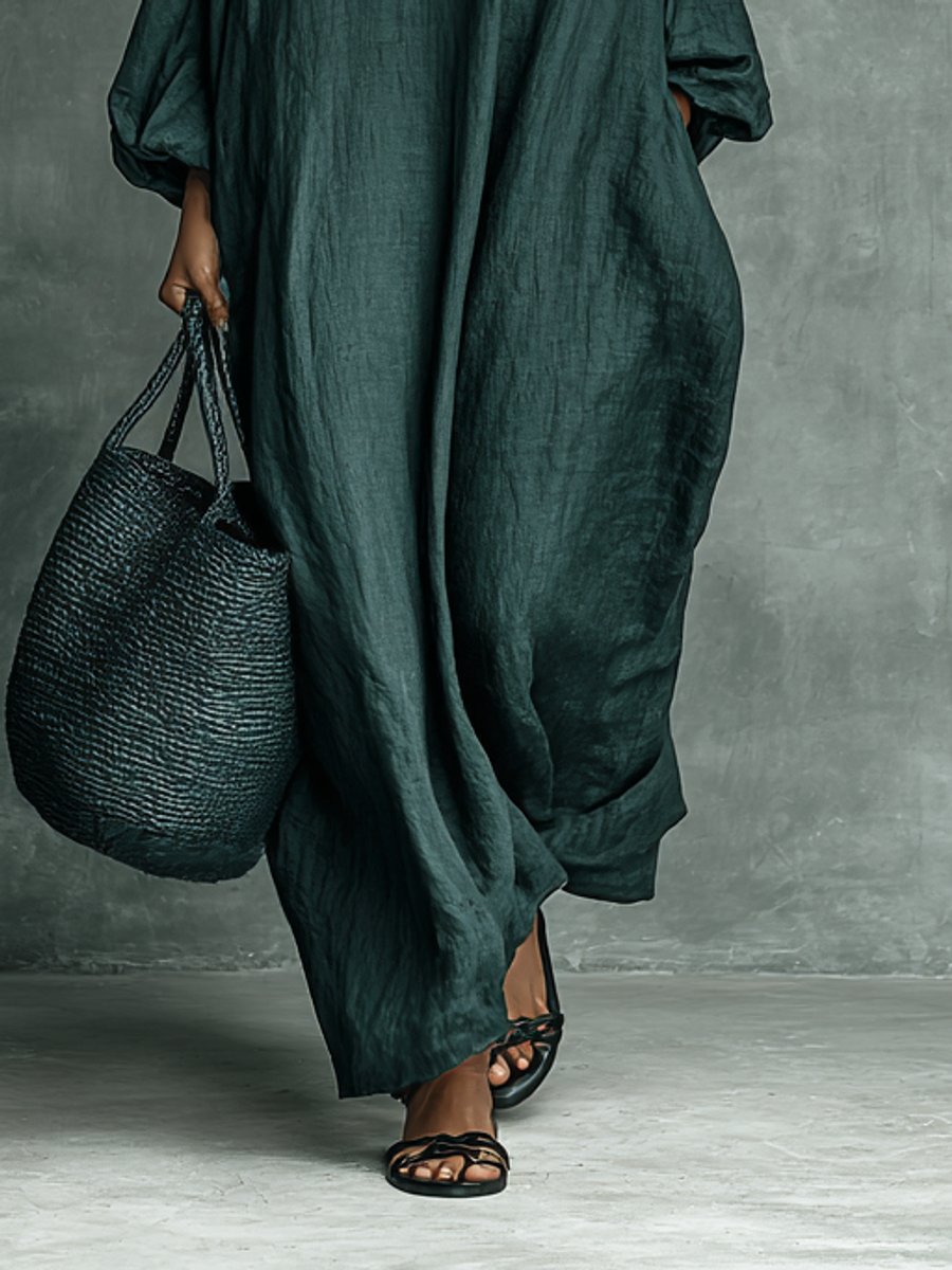 Chloe | Women's Long Sleeve Floral Embroidered Maxi Dress