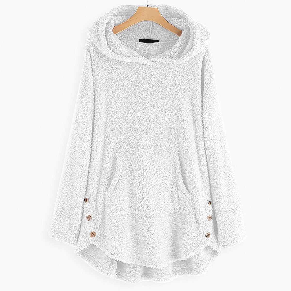 Amanda | Women's Hooded Coat - White