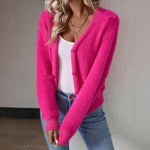 Chelsea | Women's Button Front V Neck Cardigan