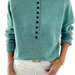 Sloane | Women's Long Sleeve V Neck Relaxed Fit Jumper