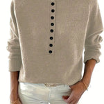 Sloane | Women's Long Sleeve V Neck Relaxed Fit Jumper