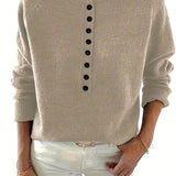 Sloane | Women's Long Sleeve V Neck Relaxed Fit Jumper