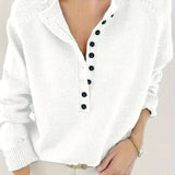 Sloane | Women's Long Sleeve V Neck Relaxed Fit Jumper
