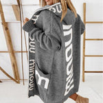 Ingrid | Women's Hooded Open Front Longline Coat