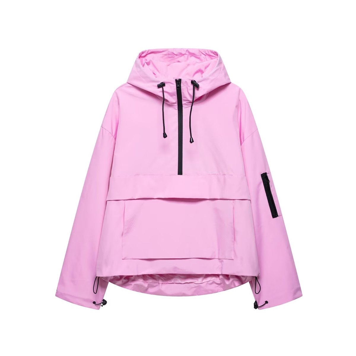 Bridget | Women's Quilted Hooded Windproof Puffer Jacket - Pink