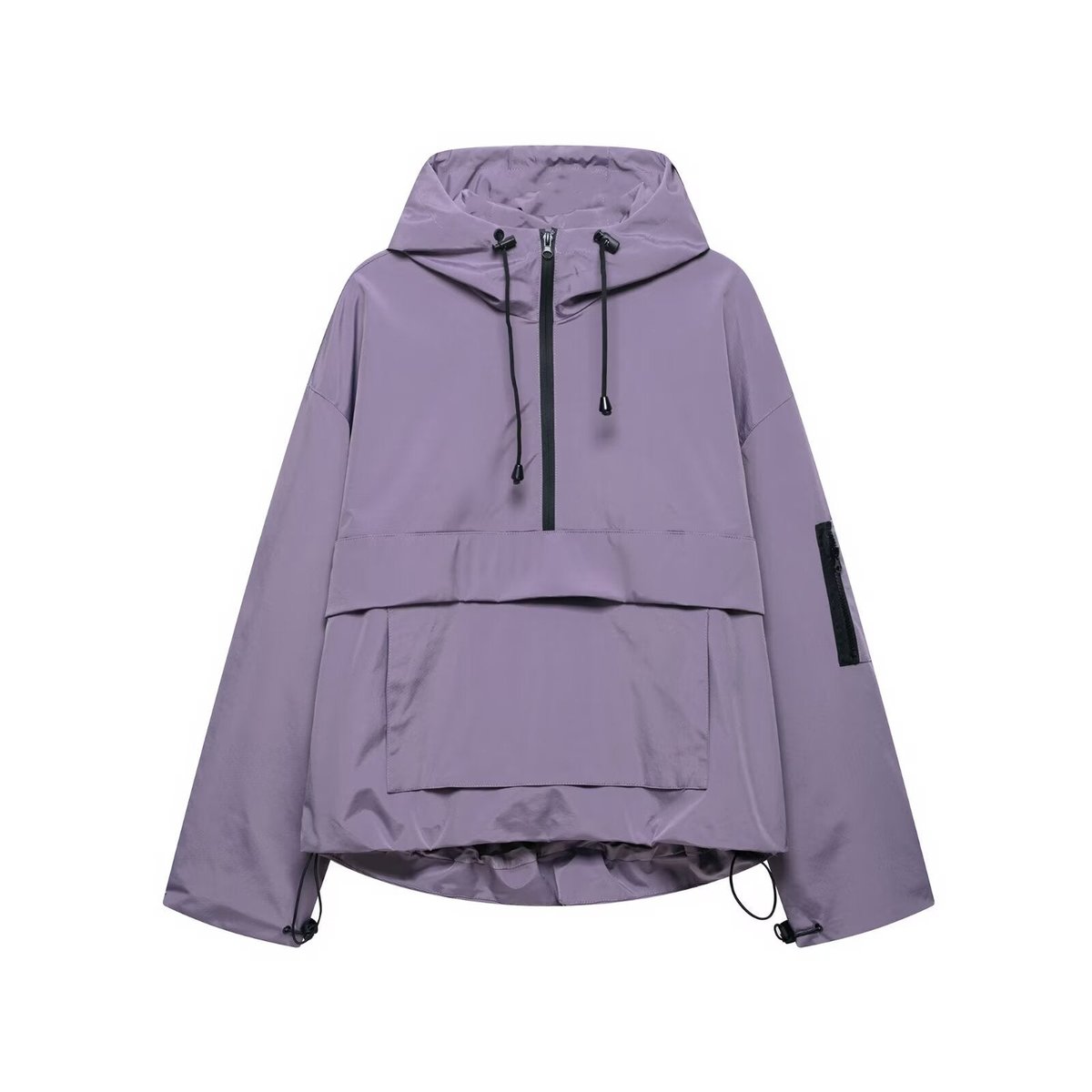 Bridget | Women's Quilted Hooded Windproof Puffer Jacket - Purple