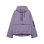 Bridget | Women's Quilted Hooded Windproof Puffer Jacket - Purple