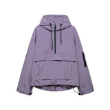 Bridget | Women's Quilted Hooded Windproof Puffer Jacket - Purple