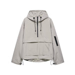 Bridget | Women's Quilted Hooded Windproof Puffer Jacket - Grey