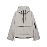 Bridget | Women's Quilted Hooded Windproof Puffer Jacket - Grey