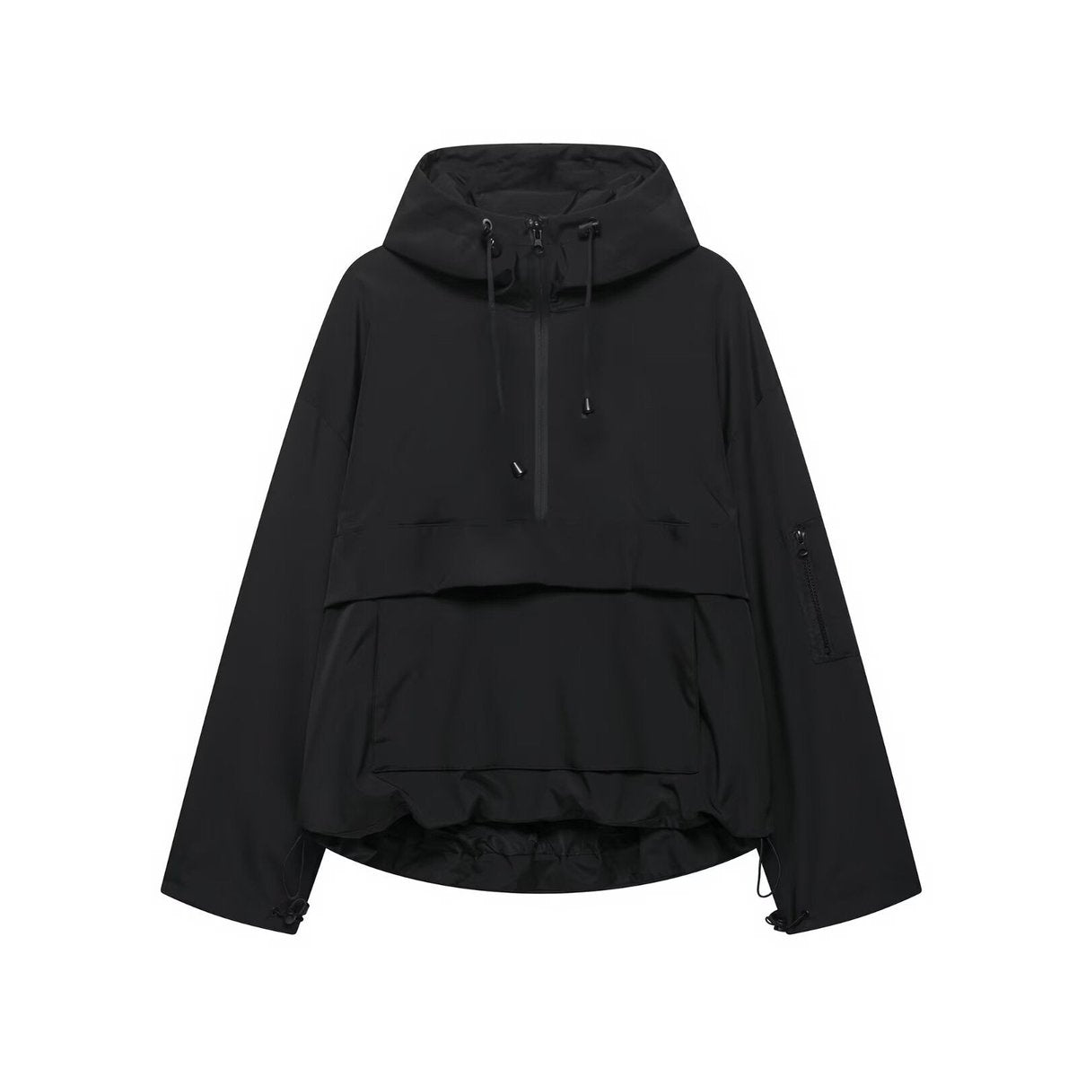 Bridget | Women's Quilted Hooded Windproof Puffer Jacket - Black
