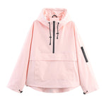 Bridget | Women's Quilted Hooded Windproof Puffer Jacket - Light Pink