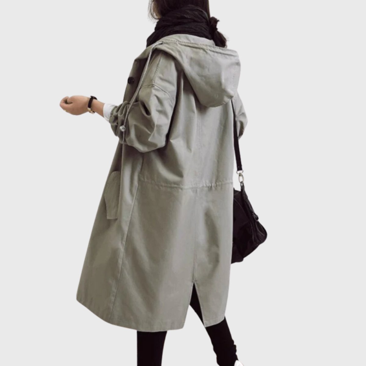 Ruth | Women's Hooded Waterproof Oversized Trench Coat