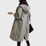 Ruth | Women's Hooded Waterproof Oversized Trench Coat