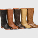 Josephine | Women's Leather Look Knee-High Boots