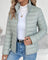 Elvira | Women's Quilted Stand Collar Puffer Jacket - Green