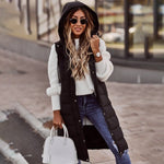 Valerie | Women's Quilted Hooded Sleeveless Puffer Jacket