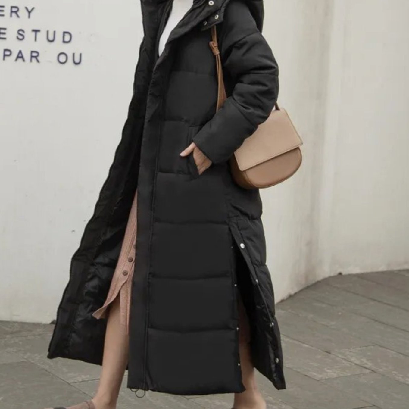Caroline | Women's Quilted Padded Puffer Jacket - Black