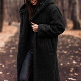 Isabel | Women's Hooded Oversized Relaxed Fit Puffer Jacket - Black