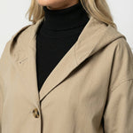 Amber | Women's Hooded Waterproof Trench Coat