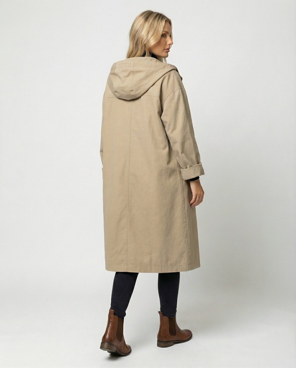 Amber | Women's Hooded Waterproof Trench Coat