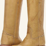 Anastasia | Women's Leather Look Mid Calf Western Boots